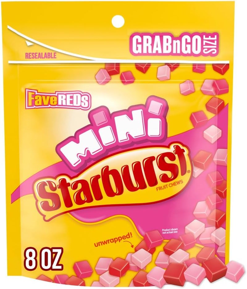 Starburst FaveREDs Mini Fruit Chewy Candy, 8 oz - Image 1
